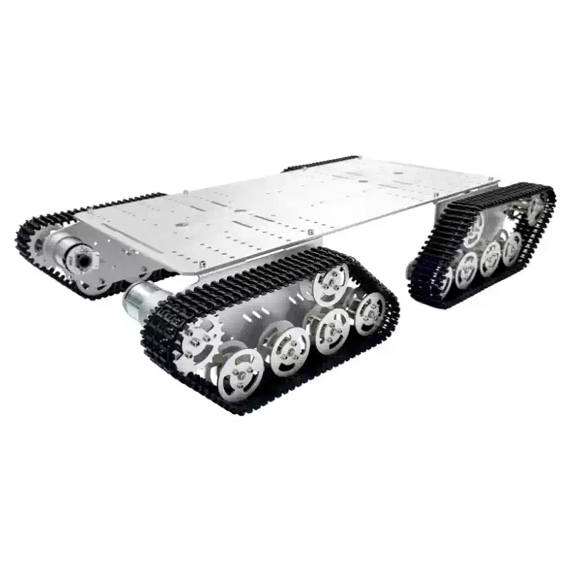 4‑Casis Robot Pintar Berjejak Logam Pacuan