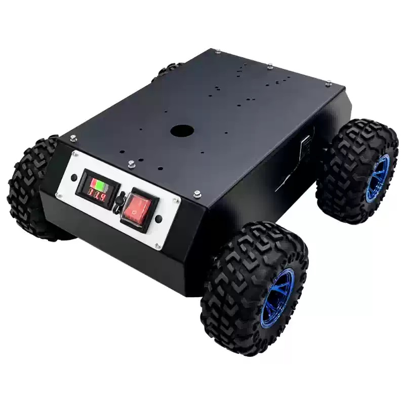 Casis Robot Beroda Keluli Tertutup 4WD