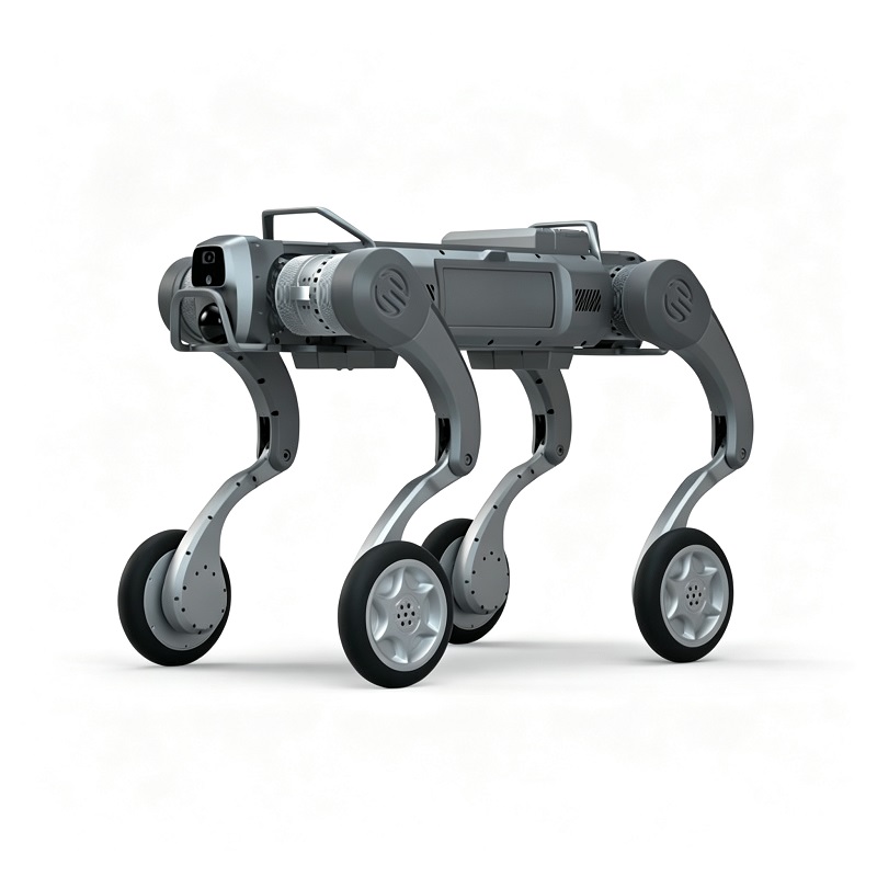 Anjing Robot Berkaki Roda Hibrid Casis Robot Berempat