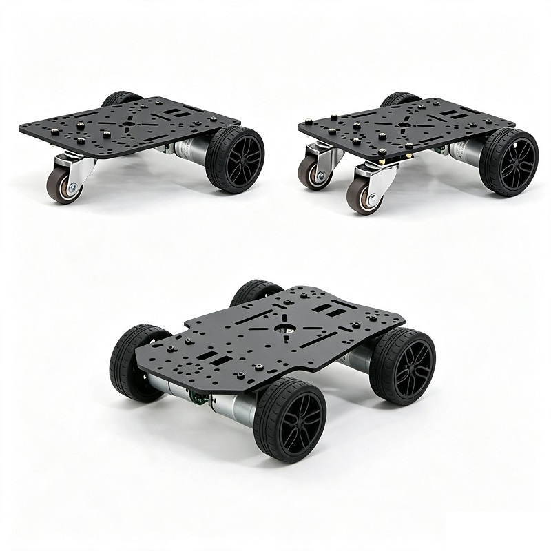 Casis Robot Beroda Elektrik Mini 4WD