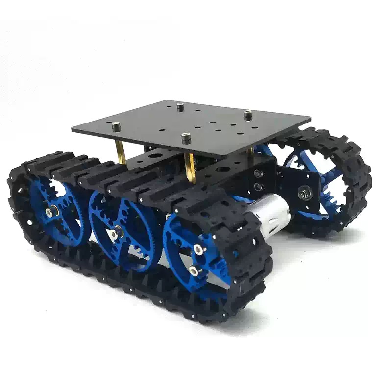 Casis Robot Berjejak Getah Pintar Mini