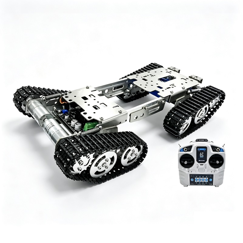 Platform Crawler Luar Jalan Casis Robot Dijejaki
